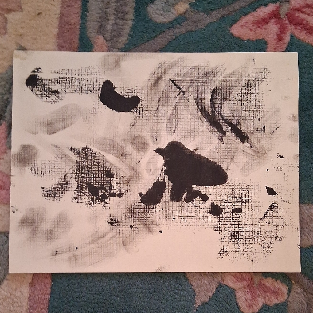 Monochrome Abstract Art Canvas